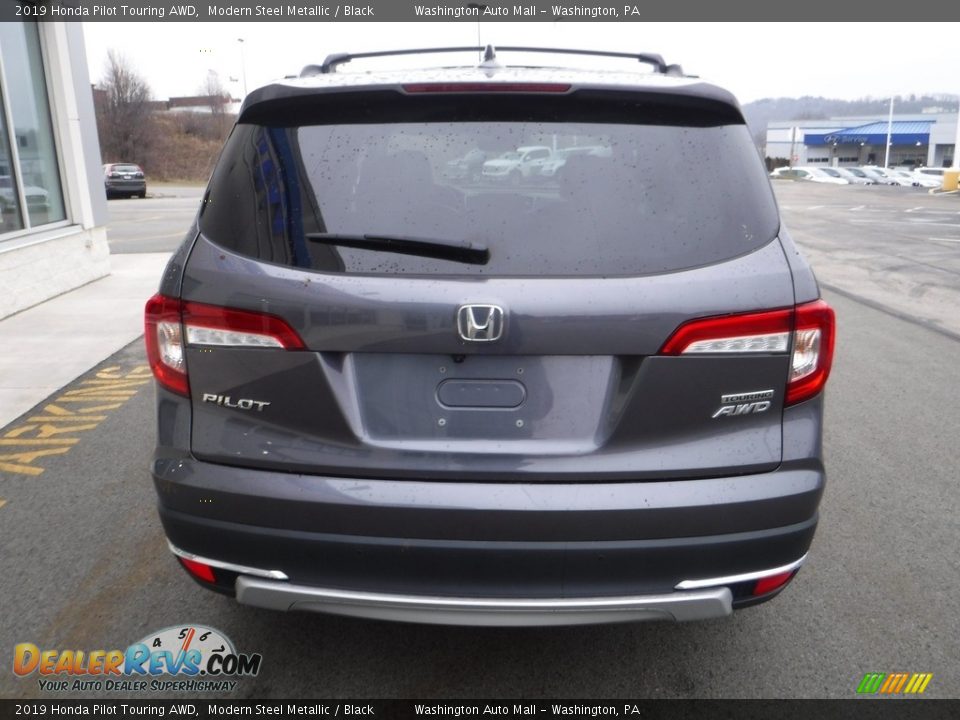 2019 Honda Pilot Touring AWD Modern Steel Metallic / Black Photo #9