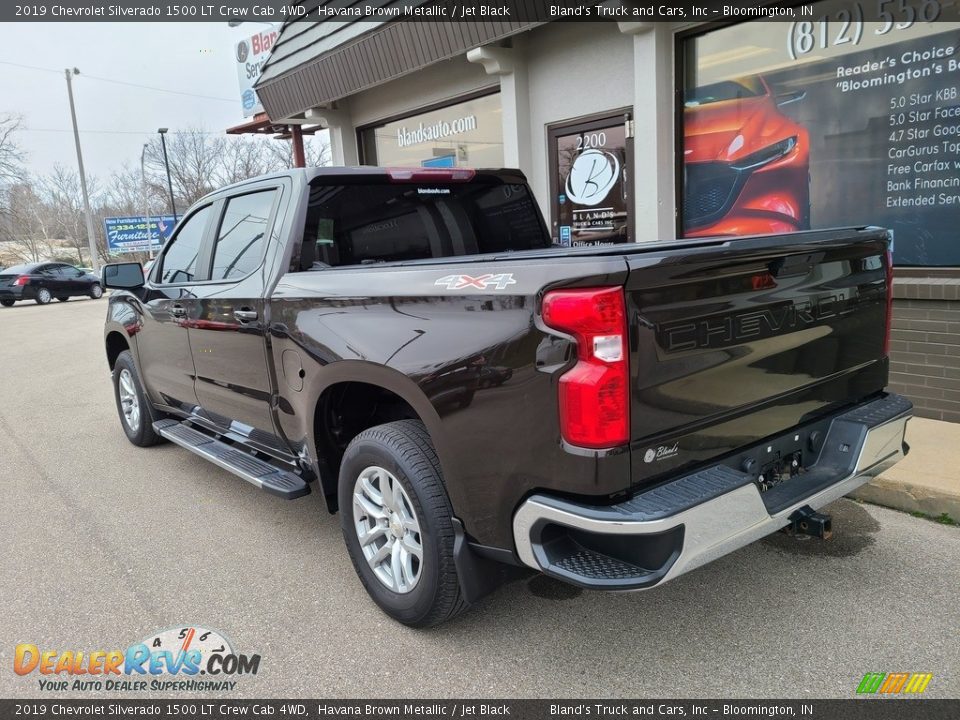 2019 Chevrolet Silverado 1500 LT Crew Cab 4WD Havana Brown Metallic / Jet Black Photo #36