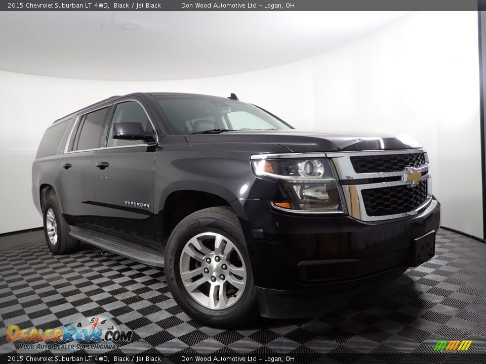 2015 Chevrolet Suburban LT 4WD Black / Jet Black Photo #5