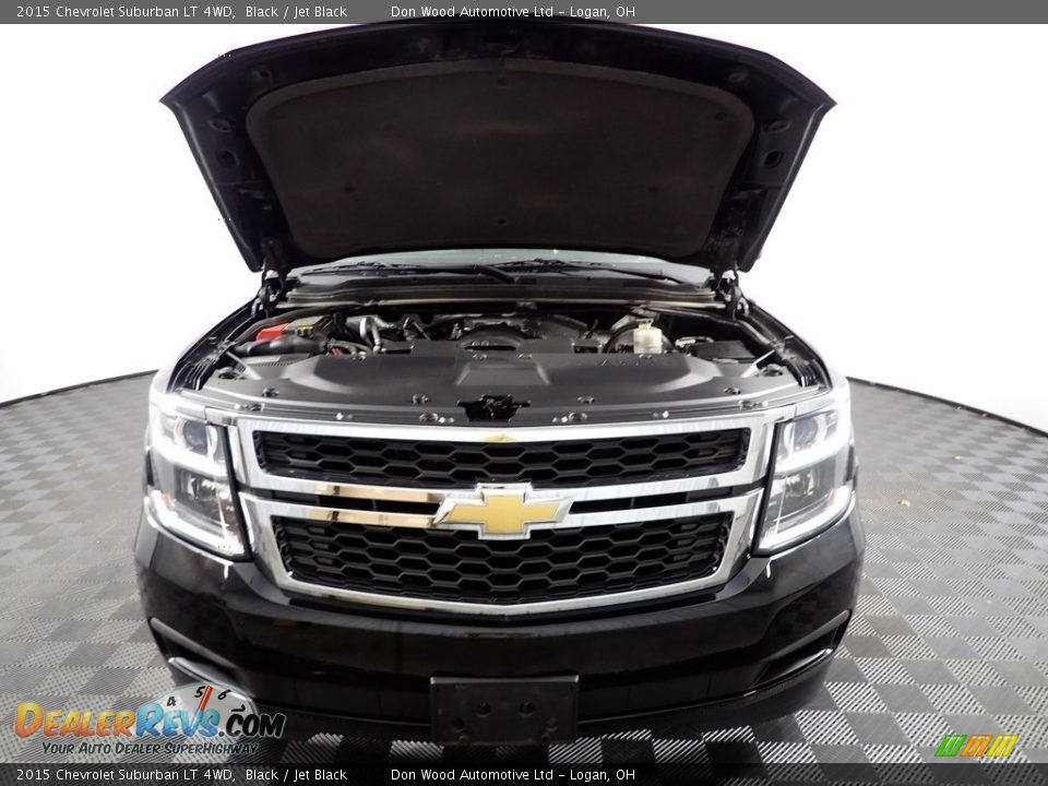 2015 Chevrolet Suburban LT 4WD Black / Jet Black Photo #8