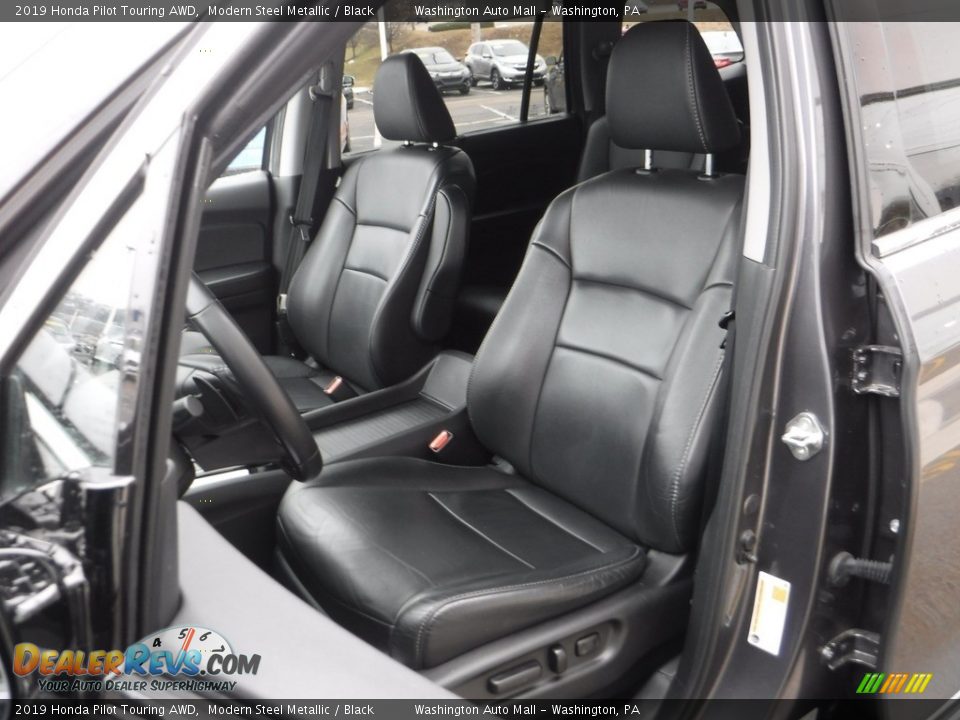 2019 Honda Pilot Touring AWD Modern Steel Metallic / Black Photo #15