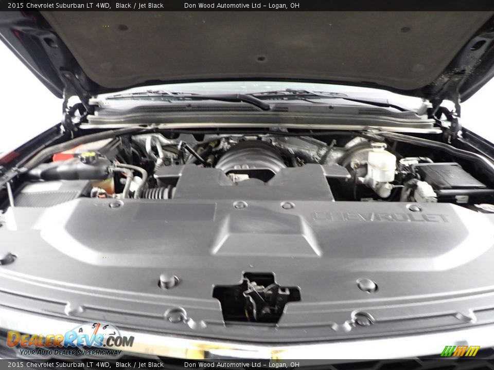 2015 Chevrolet Suburban LT 4WD Black / Jet Black Photo #9