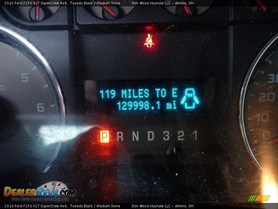 2010 Ford F150 XLT SuperCrew 4x4 Tuxedo Black / Medium Stone Photo #14