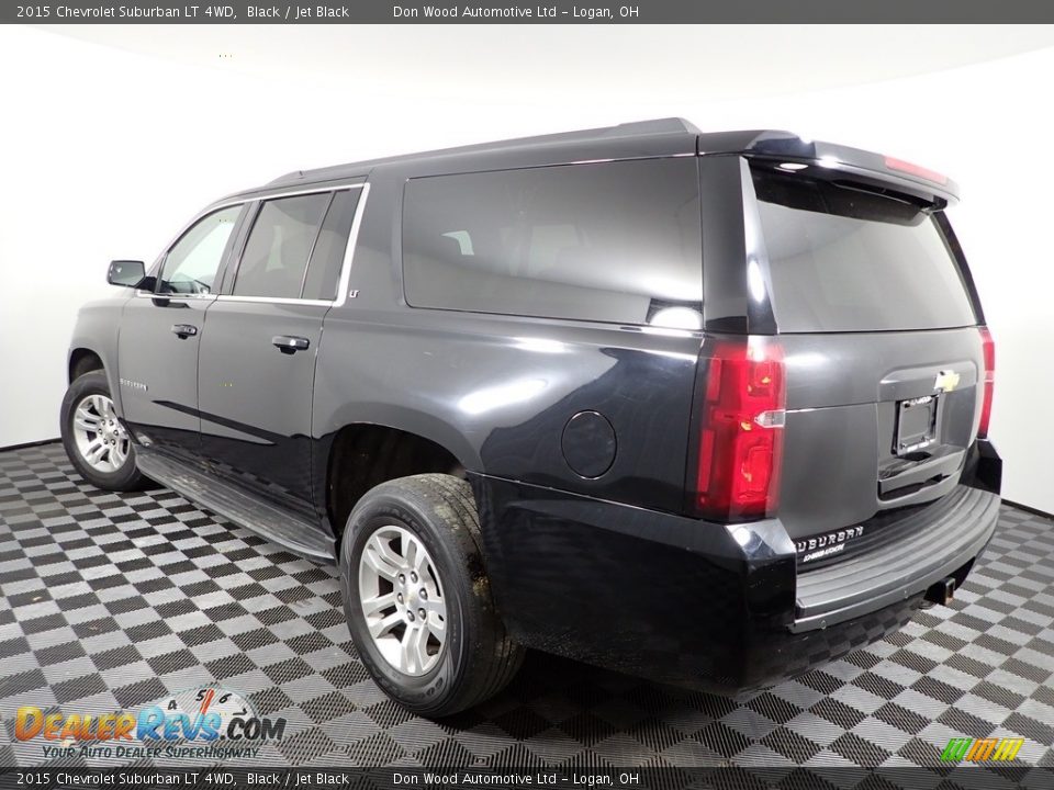2015 Chevrolet Suburban LT 4WD Black / Jet Black Photo #11