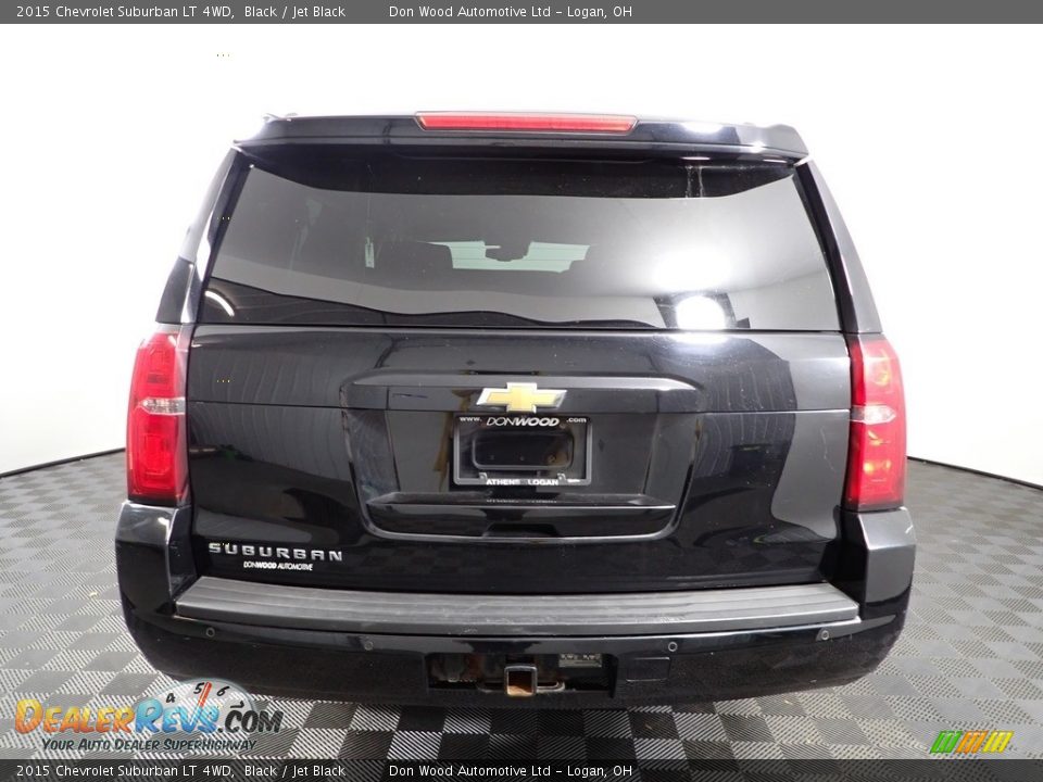 2015 Chevrolet Suburban LT 4WD Black / Jet Black Photo #12