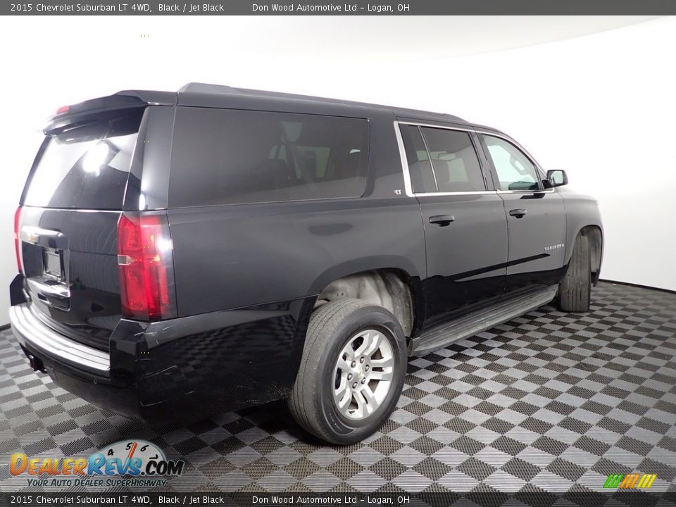 2015 Chevrolet Suburban LT 4WD Black / Jet Black Photo #15