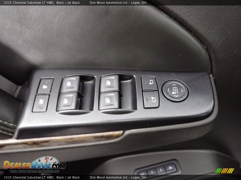 2015 Chevrolet Suburban LT 4WD Black / Jet Black Photo #17