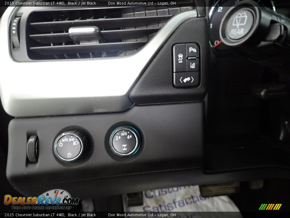 2015 Chevrolet Suburban LT 4WD Black / Jet Black Photo #20