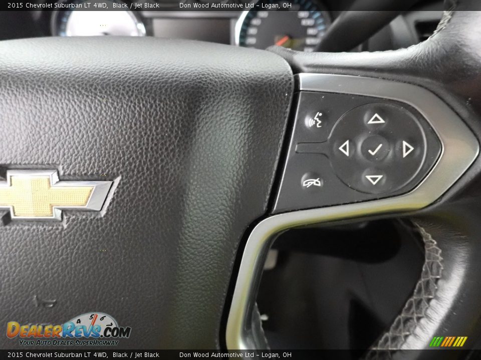 2015 Chevrolet Suburban LT 4WD Black / Jet Black Photo #22