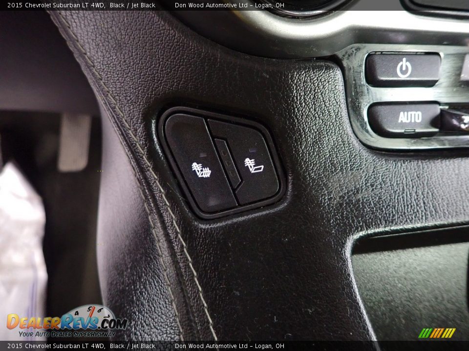 2015 Chevrolet Suburban LT 4WD Black / Jet Black Photo #25