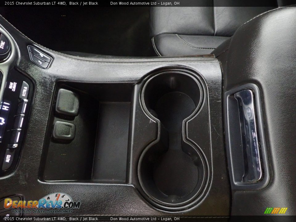 2015 Chevrolet Suburban LT 4WD Black / Jet Black Photo #26