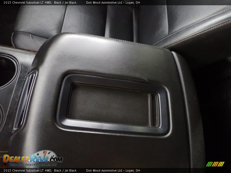 2015 Chevrolet Suburban LT 4WD Black / Jet Black Photo #27