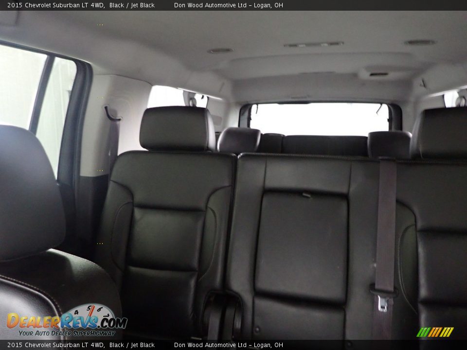 2015 Chevrolet Suburban LT 4WD Black / Jet Black Photo #28