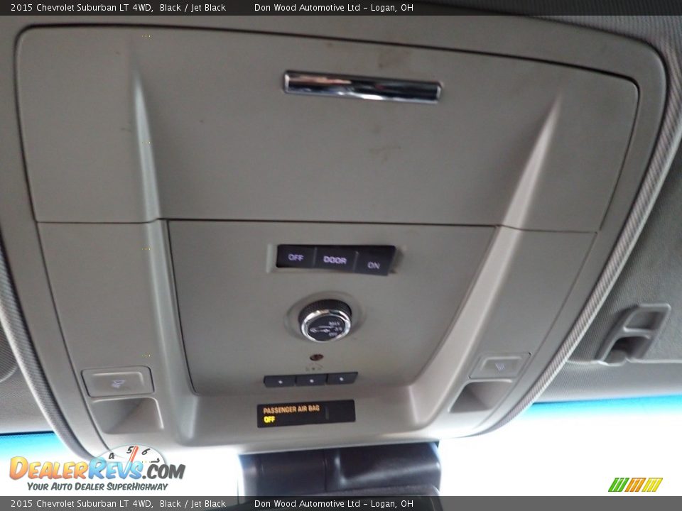 2015 Chevrolet Suburban LT 4WD Black / Jet Black Photo #29