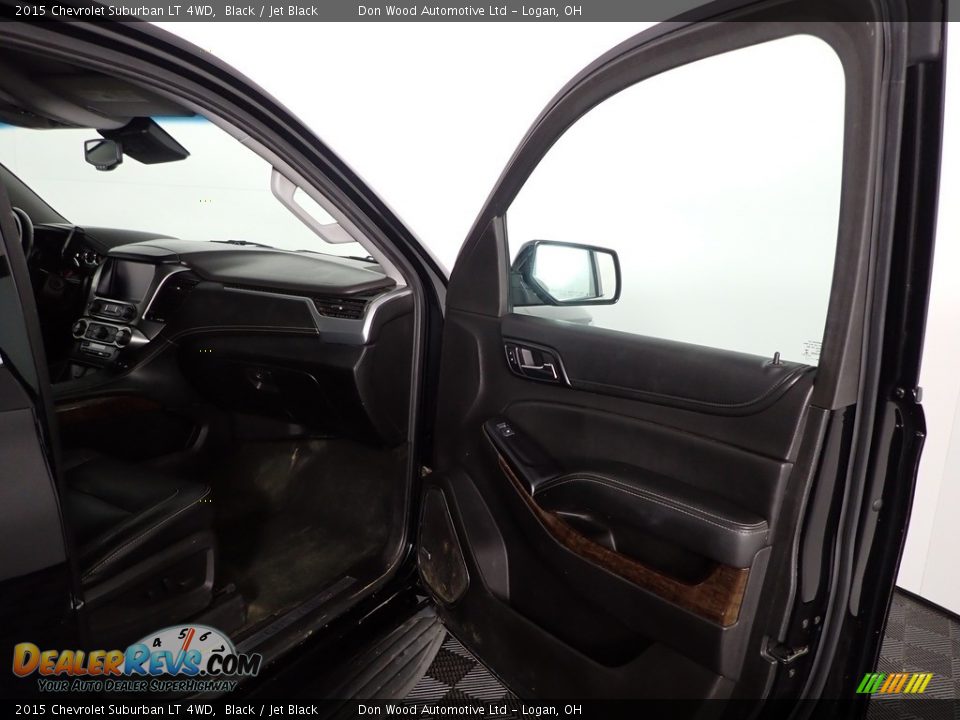 2015 Chevrolet Suburban LT 4WD Black / Jet Black Photo #34