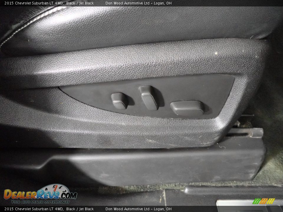 2015 Chevrolet Suburban LT 4WD Black / Jet Black Photo #36