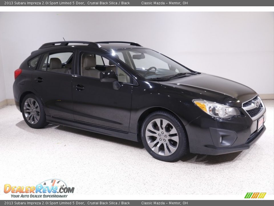 2013 Subaru Impreza 2.0i Sport Limited 5 Door Crystal Black Silica / Black Photo #1