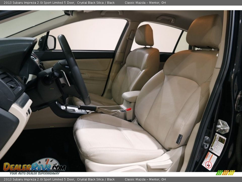 2013 Subaru Impreza 2.0i Sport Limited 5 Door Crystal Black Silica / Black Photo #5