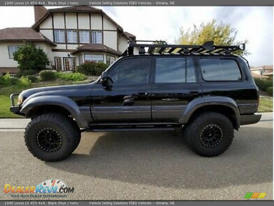 1996 Lexus LX 450 4x4 Black Onyx / Ivory Photo #1