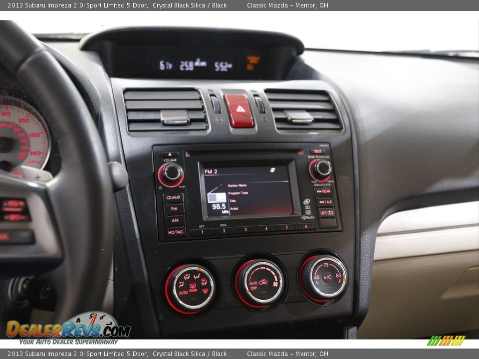2013 Subaru Impreza 2.0i Sport Limited 5 Door Crystal Black Silica / Black Photo #9