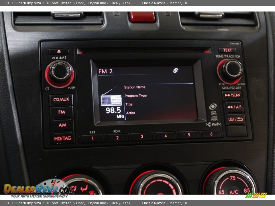 2013 Subaru Impreza 2.0i Sport Limited 5 Door Crystal Black Silica / Black Photo #11