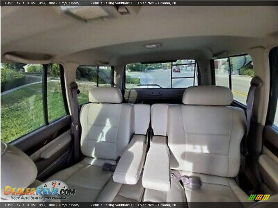 1996 Lexus LX 450 4x4 Black Onyx / Ivory Photo #4