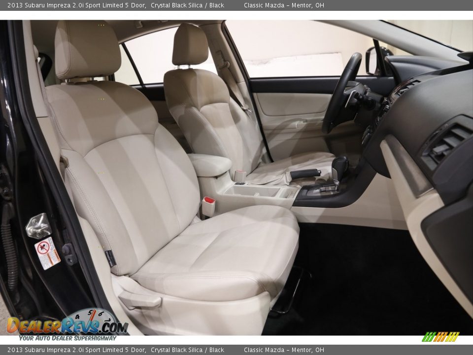 2013 Subaru Impreza 2.0i Sport Limited 5 Door Crystal Black Silica / Black Photo #14