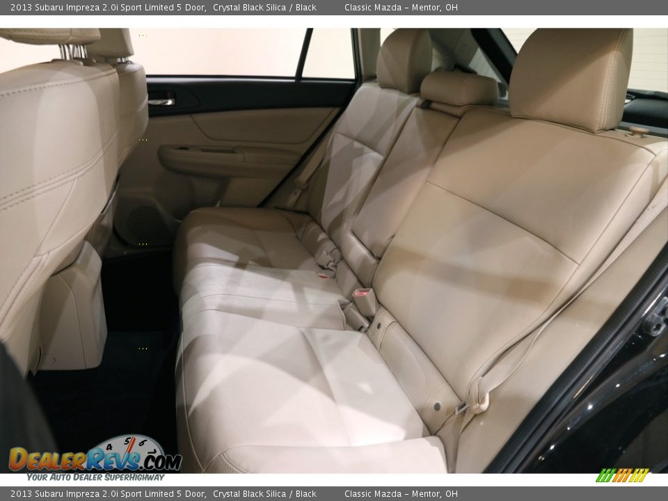 2013 Subaru Impreza 2.0i Sport Limited 5 Door Crystal Black Silica / Black Photo #16
