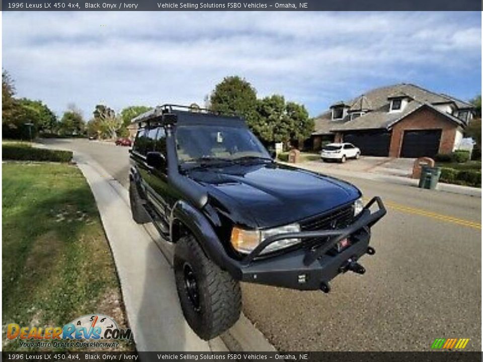 1996 Lexus LX 450 4x4 Black Onyx / Ivory Photo #8