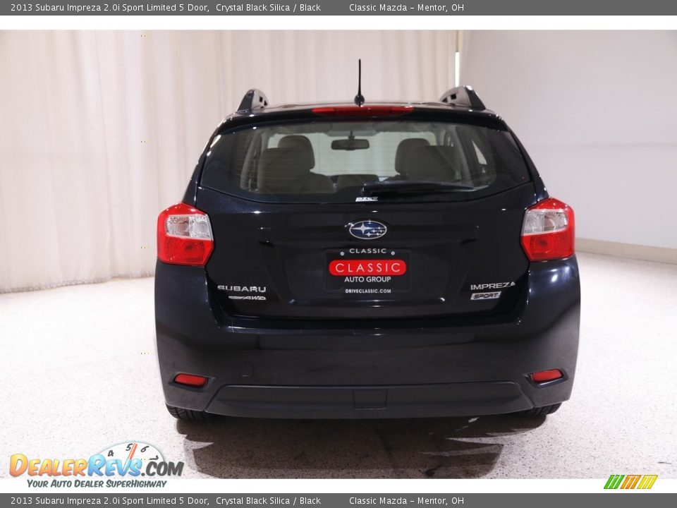 2013 Subaru Impreza 2.0i Sport Limited 5 Door Crystal Black Silica / Black Photo #17