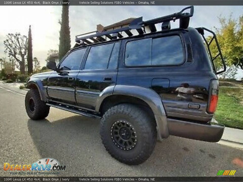 1996 Lexus LX 450 4x4 Black Onyx / Ivory Photo #9