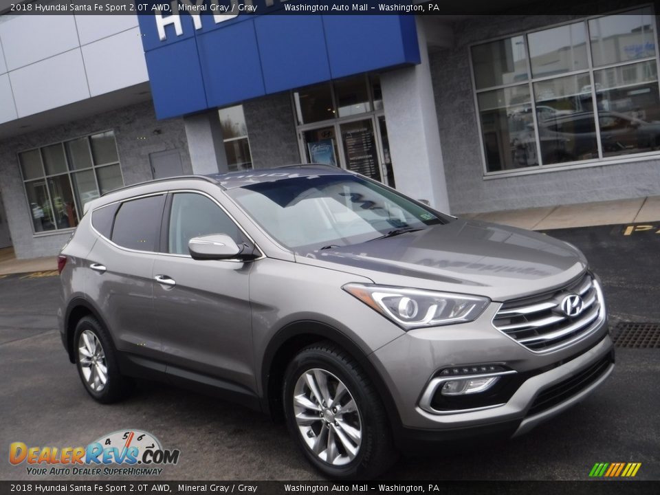 2018 Hyundai Santa Fe Sport 2.0T AWD Mineral Gray / Gray Photo #1