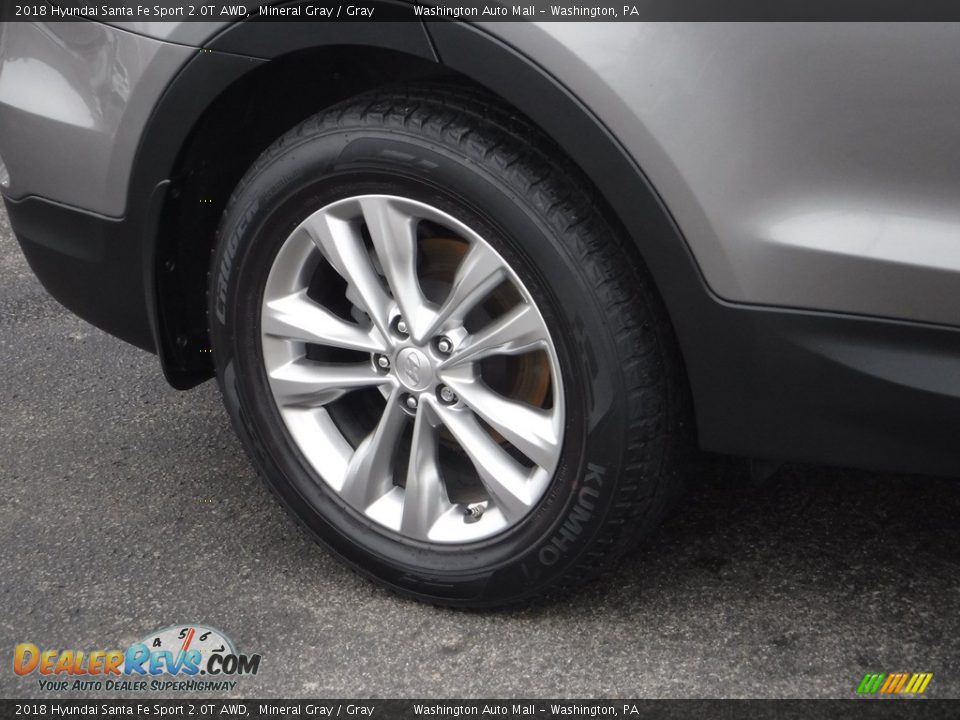 2018 Hyundai Santa Fe Sport 2.0T AWD Mineral Gray / Gray Photo #3