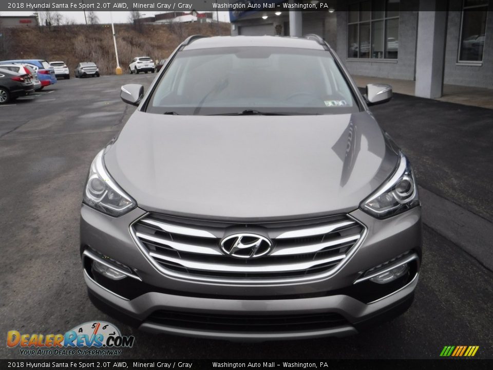 2018 Hyundai Santa Fe Sport 2.0T AWD Mineral Gray / Gray Photo #4