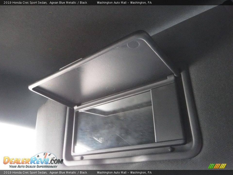 2019 Honda Civic Sport Sedan Agean Blue Metallic / Black Photo #23