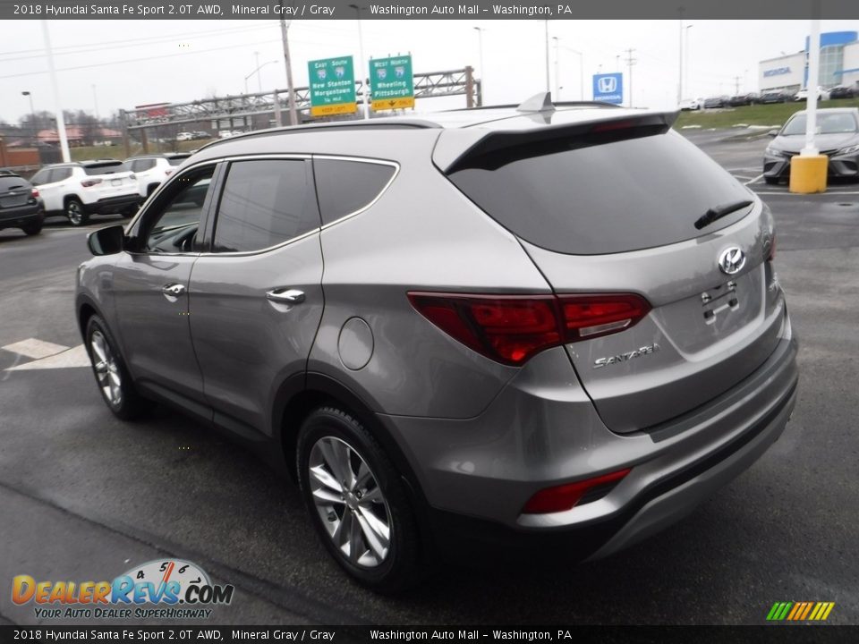 2018 Hyundai Santa Fe Sport 2.0T AWD Mineral Gray / Gray Photo #7