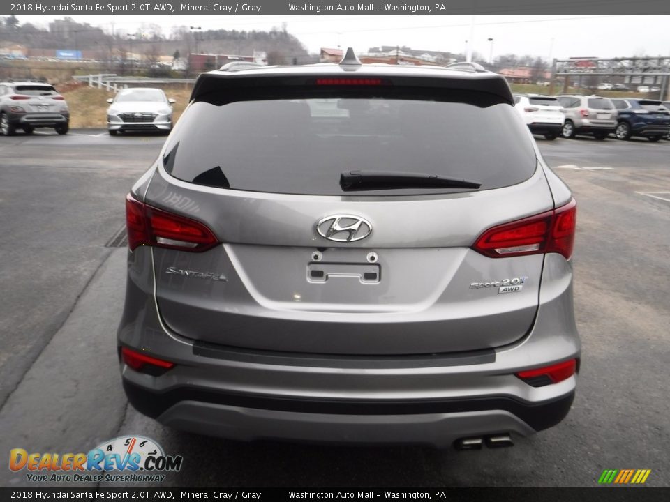 2018 Hyundai Santa Fe Sport 2.0T AWD Mineral Gray / Gray Photo #8