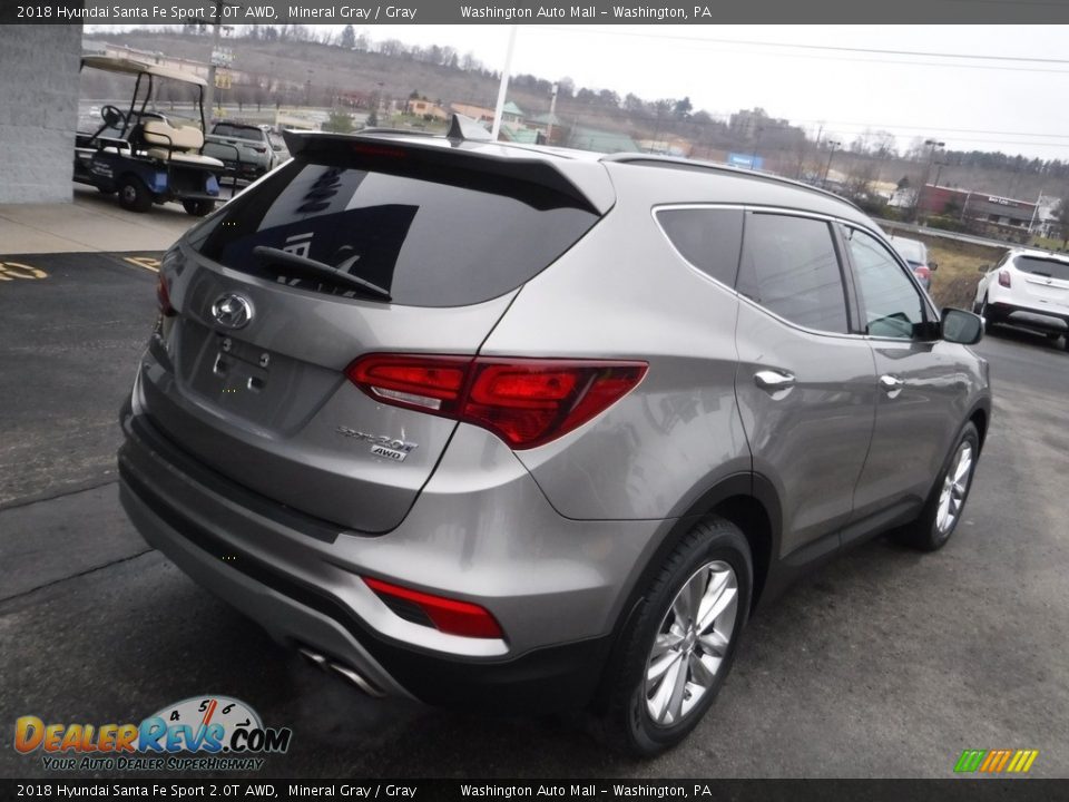 2018 Hyundai Santa Fe Sport 2.0T AWD Mineral Gray / Gray Photo #9