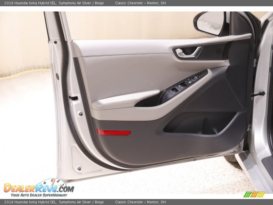 2019 Hyundai Ioniq Hybrid SEL Symphony Air Silver / Beige Photo #4