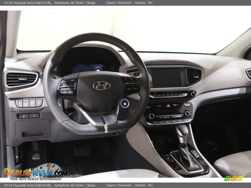 2019 Hyundai Ioniq Hybrid SEL Symphony Air Silver / Beige Photo #6