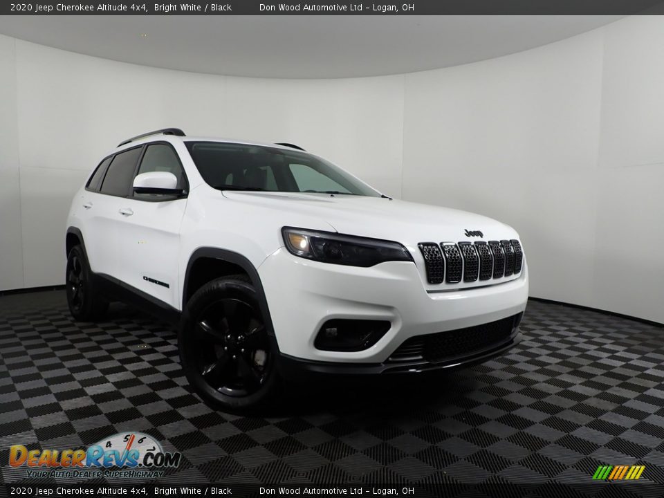 2020 Jeep Cherokee Altitude 4x4 Bright White / Black Photo #6