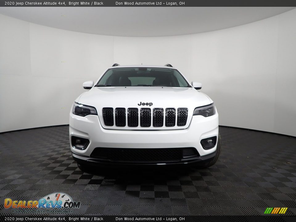 2020 Jeep Cherokee Altitude 4x4 Bright White / Black Photo #7