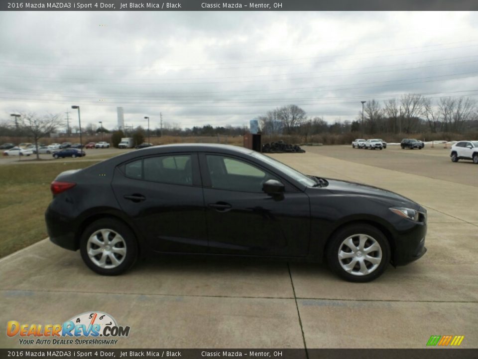 2016 Mazda MAZDA3 i Sport 4 Door Jet Black Mica / Black Photo #2