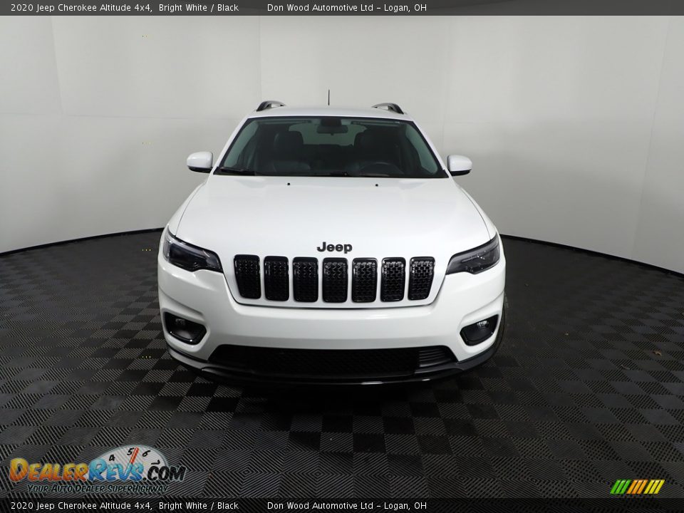 2020 Jeep Cherokee Altitude 4x4 Bright White / Black Photo #8