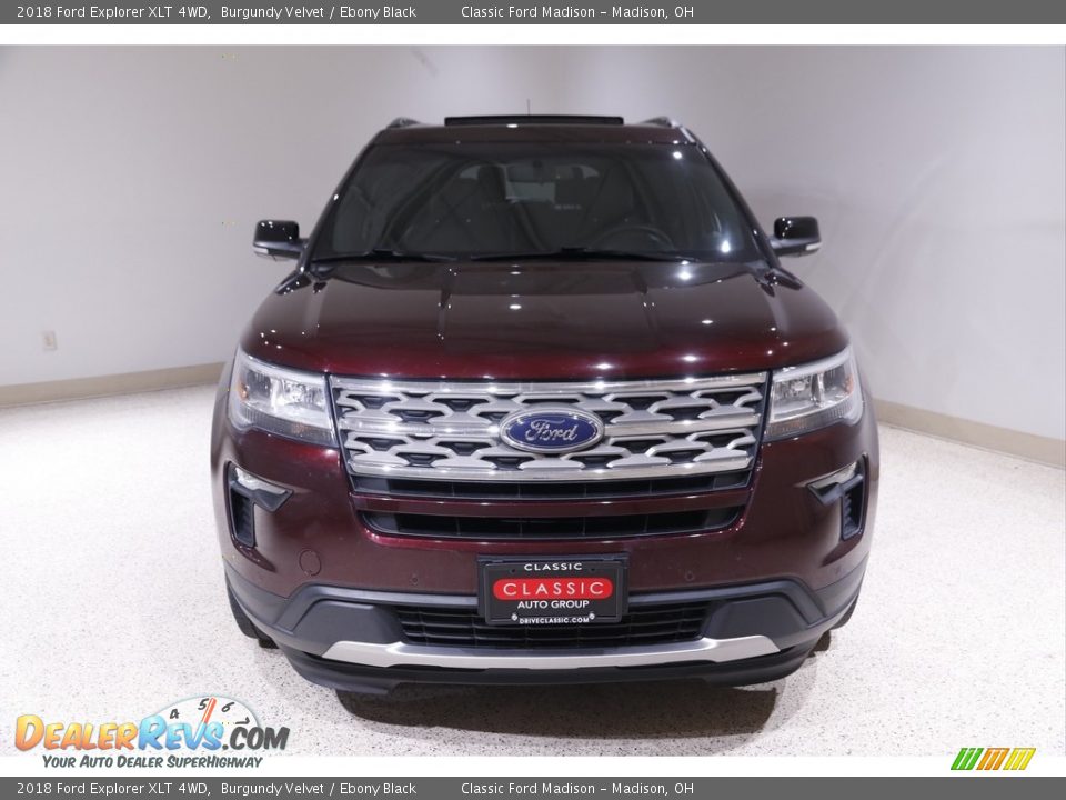 2018 Ford Explorer XLT 4WD Burgundy Velvet / Ebony Black Photo #2