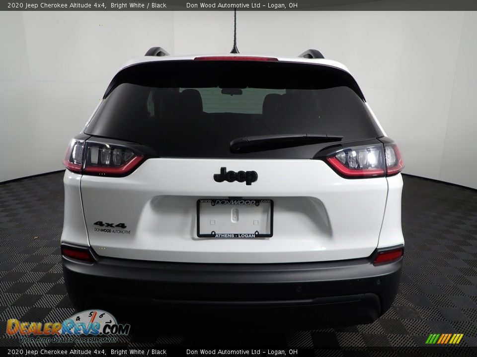 2020 Jeep Cherokee Altitude 4x4 Bright White / Black Photo #13