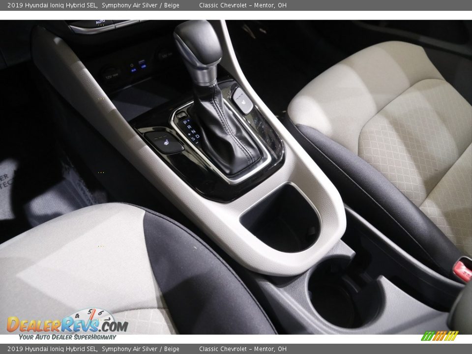 2019 Hyundai Ioniq Hybrid SEL Symphony Air Silver / Beige Photo #14