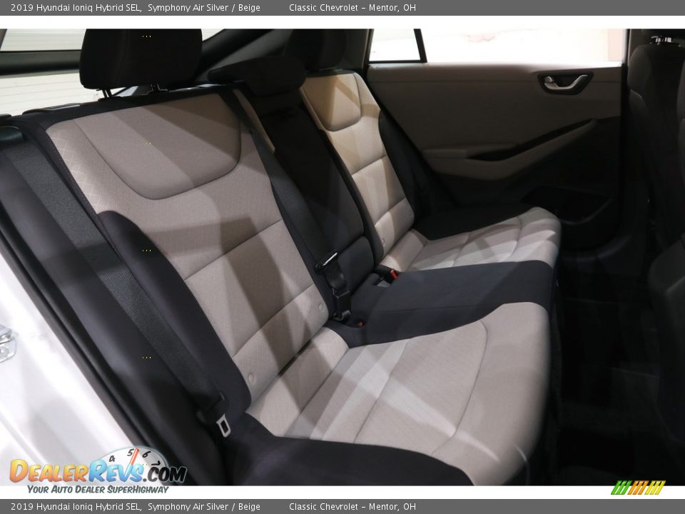 2019 Hyundai Ioniq Hybrid SEL Symphony Air Silver / Beige Photo #16