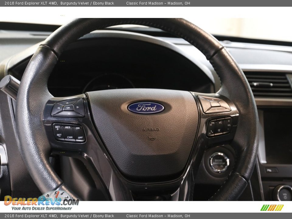 2018 Ford Explorer XLT 4WD Burgundy Velvet / Ebony Black Photo #7