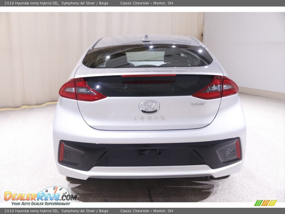 2019 Hyundai Ioniq Hybrid SEL Symphony Air Silver / Beige Photo #18